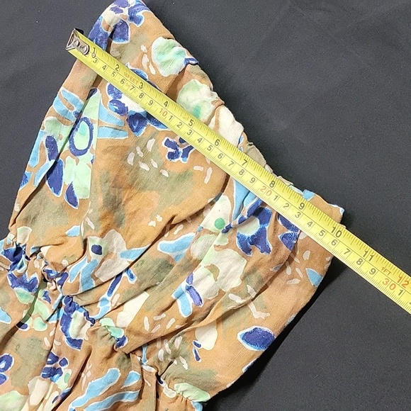 Wilfred Linen strapless Fatale Top Aritzia Sizs 10 - Picture 8 of 9